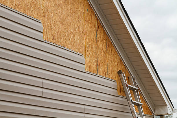 Professional Siding Replacement technician working in West Harrison, IN